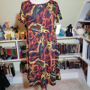 Lularoe Disney Maleficent Carly XXS NWT no Pocket